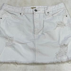 Distressed True Craft Skirt